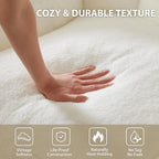 Sillón Puff para Adultos, Sofá Individual Tipo Concha con Relleno de Espuma de Recuperación, Tejido Suave y Respaldo Alto Envolvente, para Salón, Dormitorio, Lectura, Gaming y Relax