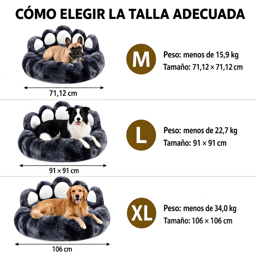 Cama para Perros, Sofá Acolchado con Respaldo y Bordes Elevados, Superficie de Felpa Ultrasuave, Colchón Suave y Cómodo, Gris